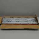 22 inch Drawer Slides 6 Pairs (12pcs) Soft Self Close 3 fold Full Extension Ball Bearing Cabinet Drawer Glides Side Mount for Dresser, Cabinet, Kitchen 100 LB Capacity 22" Silver