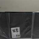 Aluminum Alloy RV Entry Screen Door Grille Adjusts from 22"- 31.5", Adjustable RV Door Screen Protector, Black