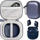 CaseSack Case for New Bose QuietComfort Ultra Wireless Noise Cancelling Earbuds, Bose QuietComfort Earbuds II Wireless Noise Cancelling in-Ear Headphones (Midnight Blue)