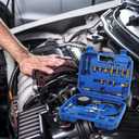 TU-114 Auto Fuel Pressure Gauge Tester Kit Gasoline Pressure MetersAutomobile Instrument Testing Tool(Blue)