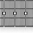 Adviace 18 Inch Cast Iron Grill Grates for Charbroil Performance 463243518, 463275517, 463243519, 463274419, 463274819. Cooking Grid Grates for Char-Broil Grill Replacement Parts