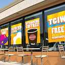 1 x 24 inch x 100 ft Matte Polypropylene Banner roll (self Adhesive) Film Poly Vinyl Waterproof, Tear Resistant, 2 inch core, Wide Format Inkjet Print Poster Signs PVC