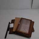 GHWIE Large Bread Box, Easy Access & Cleaning - Bamboo Bread Box for Kitchen Countertop with Acrylic Door (Coffee, Medium)