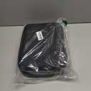 Travel Makeup Bag With LED Mirror, Cosmetic Train Case with Light up Mirror, Portable Makeup Artist Organizer Bag with Adjustable Dividers, Makeup Brush Holder Storage, Black