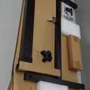 Drive Medical Overbed Table with Wheels - Secure Height Adjustment for Comfort - Non Tilt Surface - Smooth Rolling Design - Home & Hospital Use - Woodgrain Laminate Top - Silver Vein