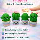 Cactus Fidget Clicker (Set of 4)