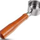 51mm Bottomless Portafilter 2 Ears Compatible with De'Longhi Stilosa EC260BK | Wooden Handle