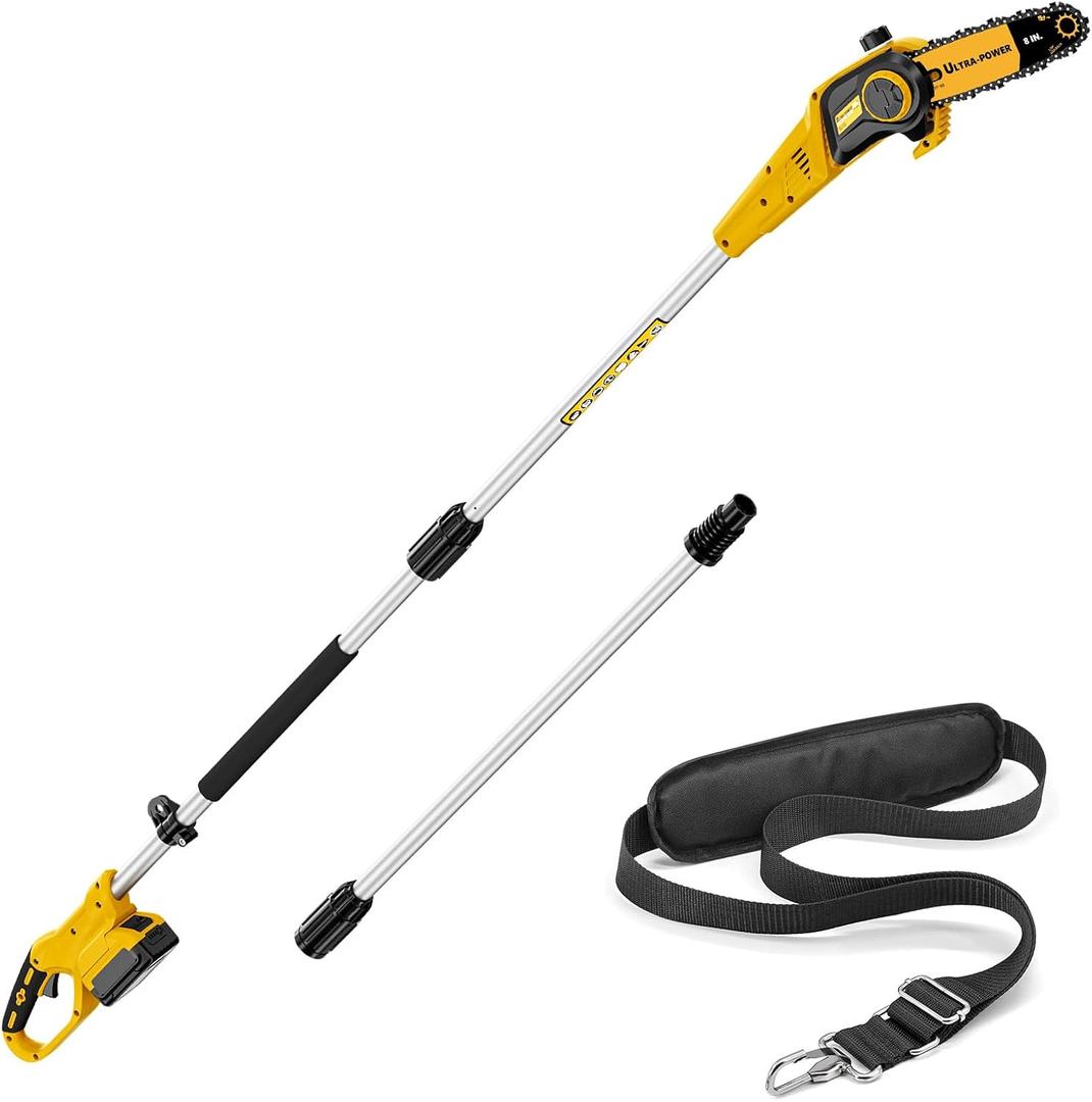 Paxwrenx 8" Cordless Pole Saw for DeWalt 20V Max Battery (Bare Tool)