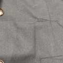 Allegra K Linen Blazer for Women Short Sleeve Cotton Lapel Collar Business Casual Blazer Jacket Spring Summer Outfits (Large)