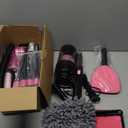 Viewsun 17pcs Car Cleaning Kit, Pink Car Interior Detailing Kit with High Power Handheld Vacuum, Detailing Brush Set, Windshield Cleaner, Cleaning Gel, Complete Auto Accessories for Women Gift