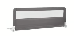 Foldable Baby Bed Rail Guard with Washable Cover & Safety Strap