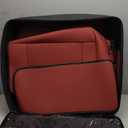 Coverado Rear Seat Covers, Faux Leather Car Seat Cover Back Seat, Dog Back Seat Cover, Red Backseat Car Covers, 3-Pieces Waterproof Seat Covers, Universal Car Seat Protector Fit Most Cars