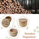 Memorial Keepsake Dog Box, Wooden Pet Paw Urns Memorial Gifts for Loss of Dog, Hair Ashes Container Remembrance Pet Loss Sympathy Gifts