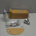 9Pcs/Set Cocktail Shaker Set with Stand, 750ml (25oz) Cocktail Shaker Bartender Kit: Bar Tool Set, Drink Mixing Includes Shakers Strainer Jigger Bar Mixer Spoon Muddler Pourer Bottle Stopper (Silver)