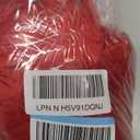 Amyhill Long Christmas Velvet Bow Pillow, Soft Furry Red Bow Throw Pillows for Cushion Bed Sofa Couch Holiday Outdoor Car Home Decor 18x39 Inches