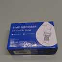 Soap Dispenser for Kitchen Sink(Brushed Nickel),Stainless Steel Countertop Dish Soap Dispenser Pump with 47 '' Extension Tube kit