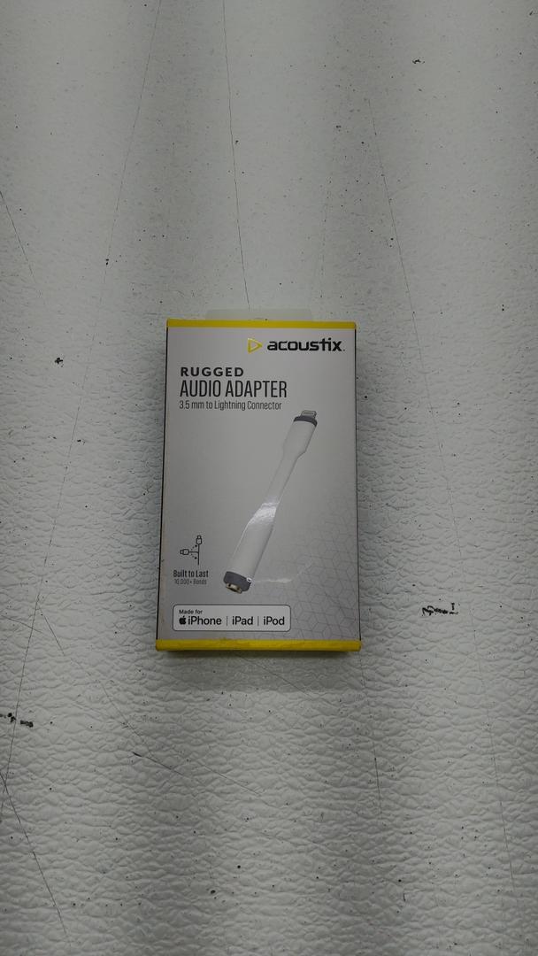 Acoustix Rugged Audio Adapter 8 Pin To 3.5 Mm Audio Adaptor