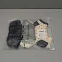 10 Pairs Cotton Crew Socks for Women, Breathable Novelty Funny Striped Dot Casual Cute Calf Socks Size 6-12