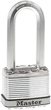 Master Lock M5XDLJ Magnum Heavy Duty Padlock with Key, 1 Pack