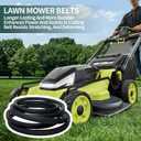 5/8" X 183 3/8" Mower Tractor Deck Replacement Belt Compatible with AYP 510201301, Husqvarna 510201301 539104336