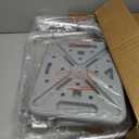 Medline Shower Chair with Backrest and Padded Armrests - 350 lb. capacity, Bath Bench, Seat, Stool for Independent Adult, Seniors, Elderly & Disabled Patients (Grey)