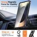 for Samsung Galaxy S25 Ultra Case with Stand an Magnetic | Military Grade Tough & Durable | Samsung Galaxy S25 Ultra Phone Case with Magnets | 2026 Upgrade |