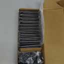 Design House Interior Door Hinges, 3.5 in. x 3.5 in., Rounded, 5/8-in. Radius, Steel, Pre-Lubricated, Matte Black, 26-Pack