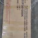 Merax Modern Solid Wood Queen Size Platform Bed with Headboard, No Box Spring Needed, Easy Assembly, White