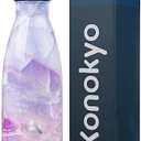 Konokyo Insulated Water Bottles,12 oz Double Wall Stainless Steel Vacumm Metal Flask for Sports Travel,Marble Dawn