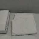 pc Light Gray Sheet Set with Duvet (Full Size) Bundle - Bed Set Includes Fitted Sheet, Flat Sheet, Duvet Cover & Pillow Cases/Shams - Hotel Luxury Bedding - Easy-Fit - Breathable & Cooling Duvet Set