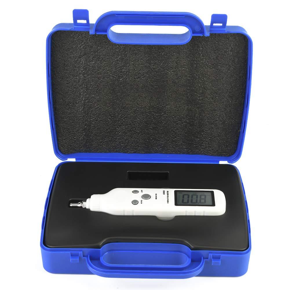 AS63D Digital Pocket Pen Vibration Meter, Handheld Accelerometer Tester, Mechanical Vibration Analyzer for Petrochemical, Motors, HVAC, Pumps, Portable Vibration Sensor Meter