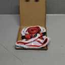 Hipubby Christmas Dog Harness and Leash Set, No Pull Soft Mesh Puppy Harness for Small Medium Dogs, Cats - Step in Reflective Vest Harness for Walking, Training - Plush Red, L (L (Chest: 19.5"-21.5"))