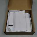 suptek Large Dual Side Clamping Bookshelf Speaker Wall Mounting Bracket for Large Surrounding Sound Speakers, Hold up to 66lbs White SPM201XLW