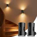 fesnne Night Light, 2-Pack Dimmable Plug-in Night Light with 90Rotatable Plug, 0-100LM Adjustable Brightness, 3000K Warm White, 1W Ultra Low Energy for Bedroom, Hallway, Bathroom, Kids Room
