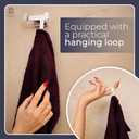 Luxe 6-Piece Hand Towel Set Soft & Absorbent Cotton, Hotel Quality, Quick-Drying, Easy Care, 16 x 28 in, Velvet Wine