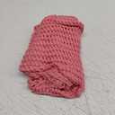 Womens Crochet Shrug Y2K Hollow Out Bolero Shrug See Through Cropped Knit Sweater Top (Small, Pink)