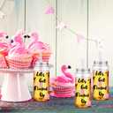 24 Pcs Flamingo Plastic Cups with Lids and Straws Flamingo Party Favors Bachelorette Cups 13.5oz Reusable Drinking Tumblers Bulk for Juice Water Coffee Tea Hawaiian Summer Beach Pool Birthday Party