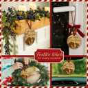 3 x Girl Loves Horses Christmas Ornament 2025 - Wooden Themed Ornament, Horse Tree Decoration - Rustic Farmhouse Decor, Animal Xmas Holiday Keepsake, Idea for Girl, Horse Lovers