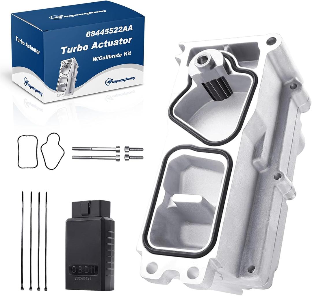 6.7 Cummins Turbo Actuator Fits for Dodge Ram 2500 3500 4500 5500 2013-2018 HE300VG HE351VE VGT Turbo, Replaces 68481772AA 5494878RX, W/Calibrate kit