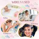 12 Pcs Large Acrylic Hair Claw Clips for Women Cute Non-slip Hold Jaw Clamps Bulk for Thick or Thin Hair French Barrettes Accessories (Sweet Colors,Pretty Style)