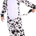Wizland Kids Cow Costume Onesie for kids Unisex Kids Animal Outfit Halloween Dress Up (8-10)
