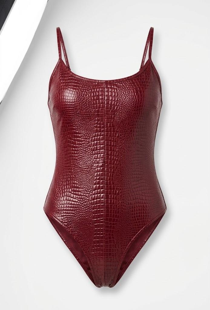 Women  Burgundy One-piece Medium