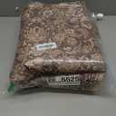 4x6 Washable Rug Rust Reddish Brown Area Rug for Entryway Soft Non-Slip Indoor Door Rugs Distressed Floral Low-Pile Doormat, Neutral Vintage Carpet for Entrance Kitchen Bedside Farmhouse