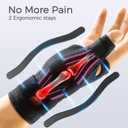 FREETOO Ergonomical Thumb Brace Right Hand or Left Hand for Arthritis Pain and Support, Thumb Splint for Trigger Thumb, Thumb Support for De Quervains Tenosynovitis, Fits Palm 7.5''-8.5'' S/M Pink, S/M - Fit both hands