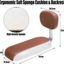 TOPCABIN Bicycle Manned Cushion Mountain Bike Back Shelf Seat Cushion Manned Comfortable Saddle Children Back Seat