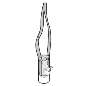 Water Bottle Carrier Bag with Phone Pocket for 40 oz Tumbler, Water Bottle Holder with Adjustable Shoulder & Handheld Strap, Carrier Sling Bag for Water Bottle Walking Camping Travelling 