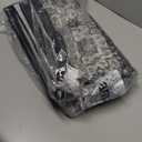 Washable 3x7 Entryway Runner Rug: Farmhouse Wide Kitchen Rug Soft Water Resistant Floor Mat for Bathroom Bedroom Nursery Non-Slip Indoor Carpet for Living Room Dining Room Hallway(3x7,Black)