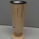 HD Designs Wood Large Candle Holder