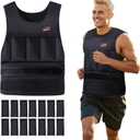 Wolliwa Adjustable Weighted Vest for Men Women,2-30 Lbs Adjustable Weighted Vest with Straps Womens Running Weight Vest for Walking Strength Training Fitness