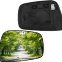 Passenger Side Mirror Glass for Nissan Frontier 2005-2021,Pathfinder 2005-2012,Xterra 2005-2015,Backing Plate Power Heated Right Side View Mirror Glass, 96365EA00A 96365EA16A
